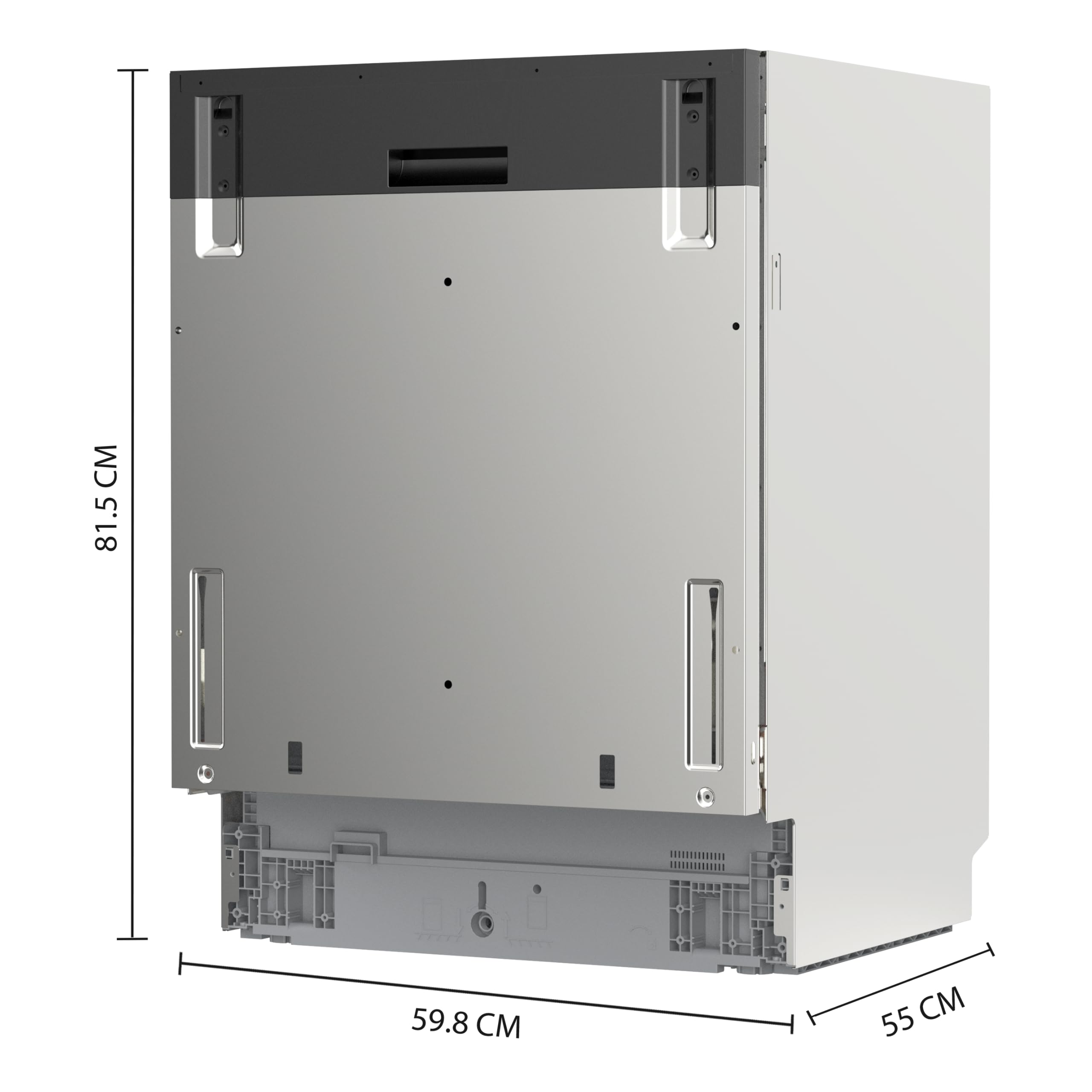 Cecotec Lave-vaisselle Encastrable 60cm Bolero Aguazero 6280 Full-BI 16 Couverts 12 Programmes Classe D Moteur Inverter Plus Duo