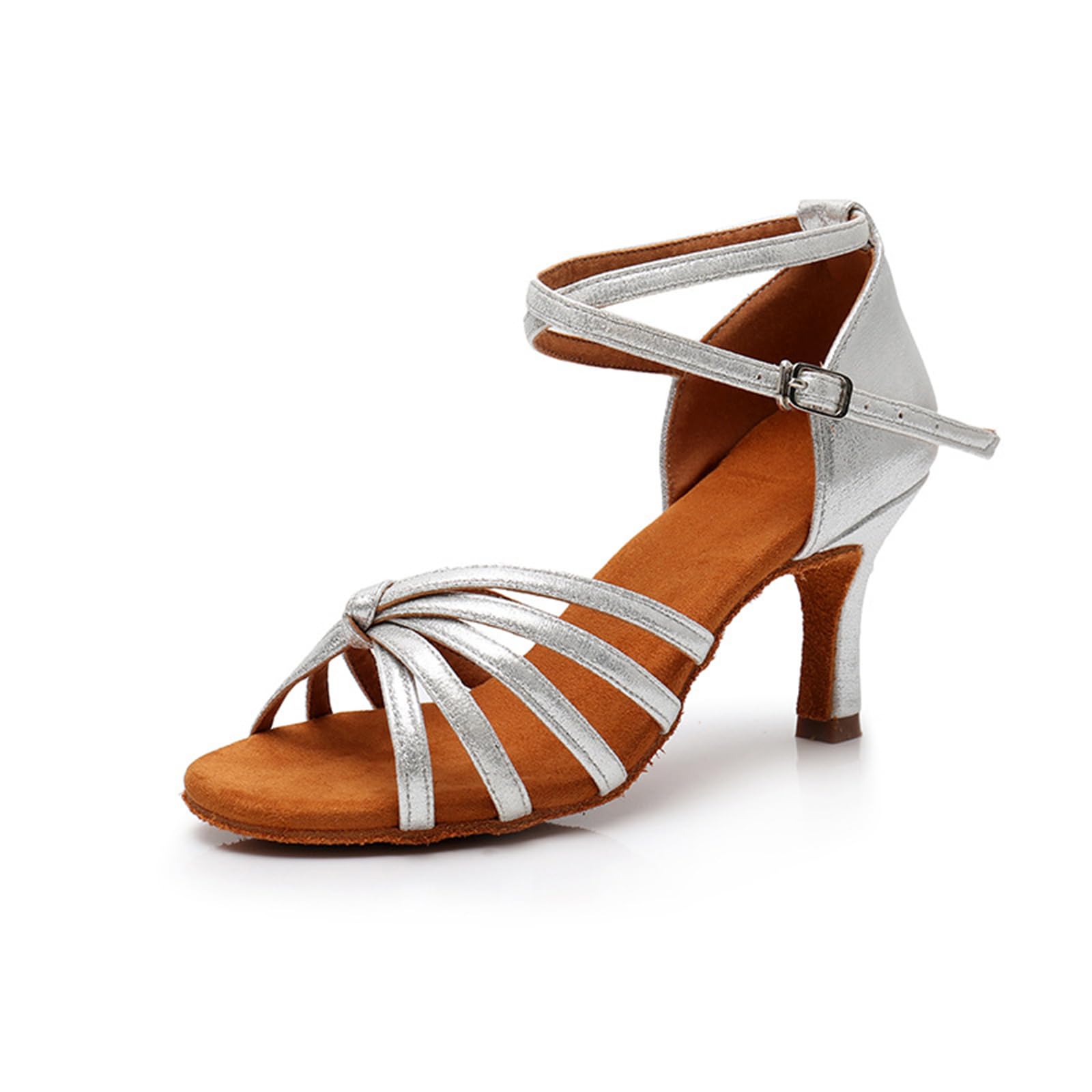 Scarpe Da Ballo Latino Donna Tacco 10 Cm - Per Salsa, Jazz, Ballroom - Suola Antiscivolo In Pelle Scamosciata - Ideali Per Performance E Pratica