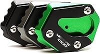 Vista 3 de Kickstand Foot Side Stand Extension Pad Support Plate for Kawasaki for VERSYS 1000 for VERSYS1000 2015-2019 2020 2021 2022 (Color Black)