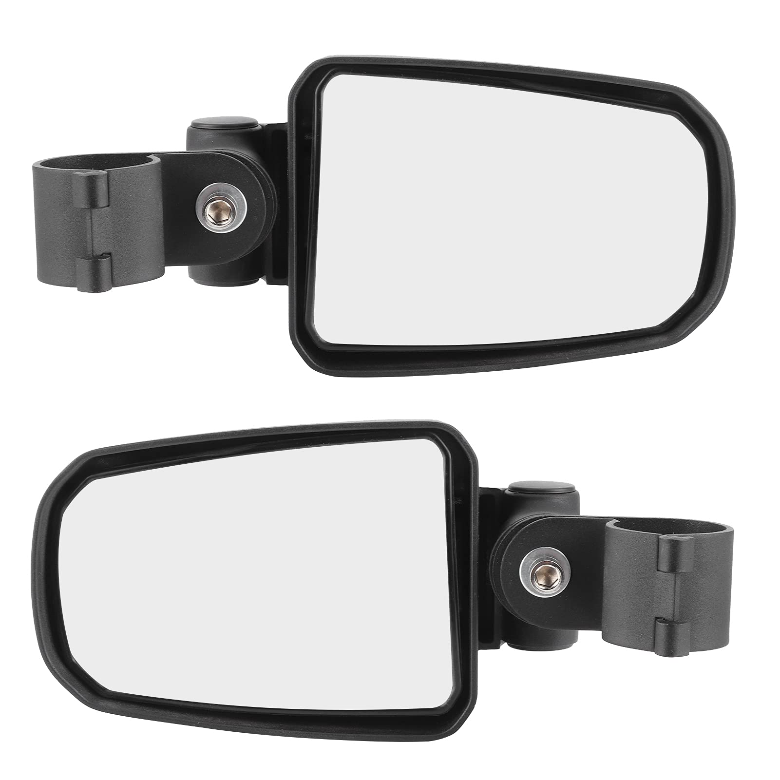 Generic Uniwersalne Lusterko Wsteczne 1,75 Cala do Motocykla UTV ATV Rower Górski Szerokokątne Lusterko Boczne ze Stopu Aluminium