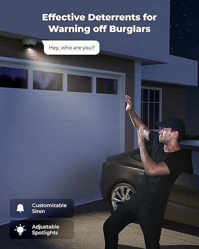 Miniatura 3 de REOLINK RLC-843A - Cámara de seguridad PoE 4K con focos, zoom óptico 5X, cámara al aire libre con visión nocturna a color, conversación