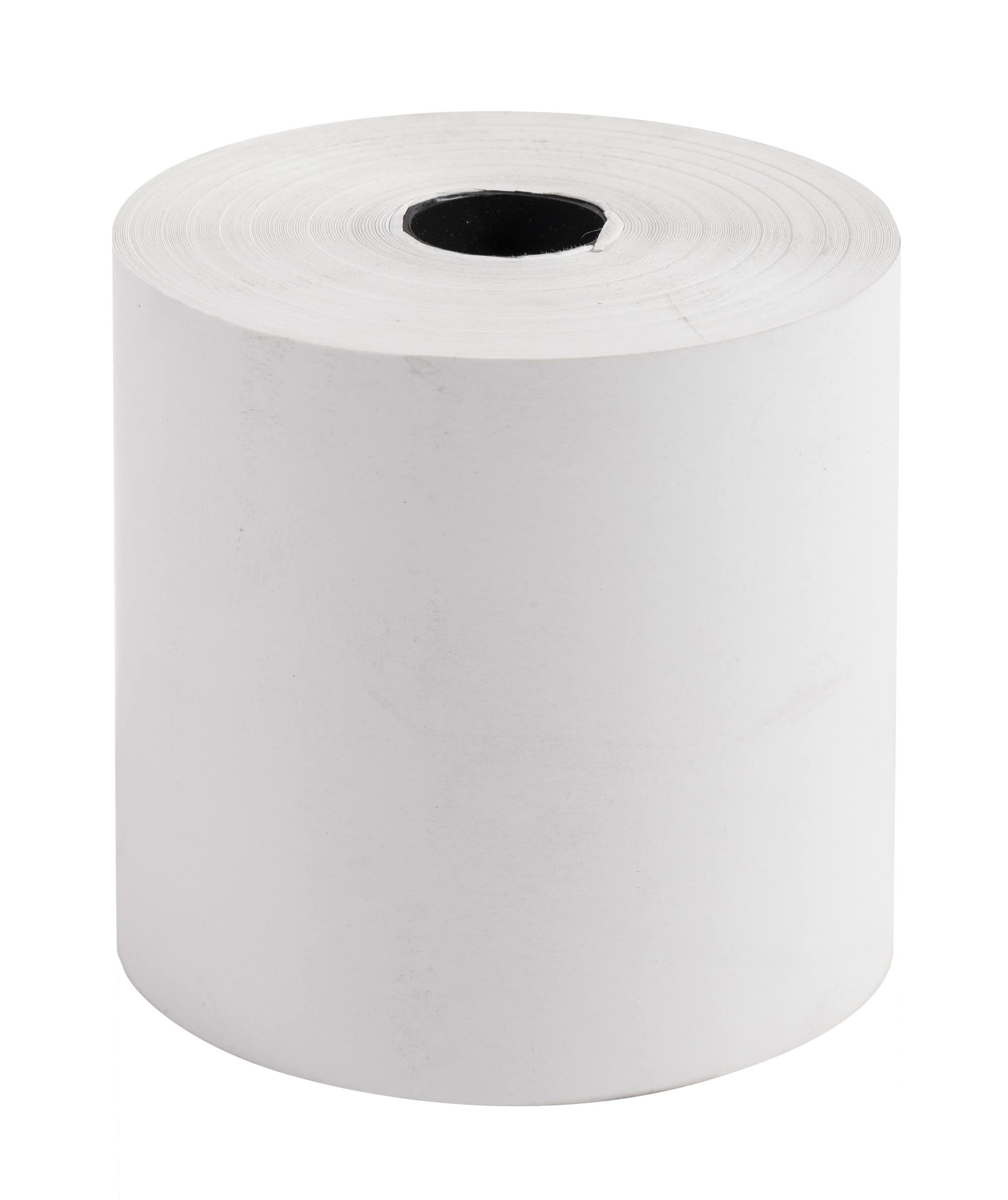 Exacompta 44839E 50er Pack Thermopapierrollen 1-lagig, Breite: 80mm, Länge 95m, Durchmesser Kern: 12mm 44g/m² Thermorolle für Kassen Kassenrolle