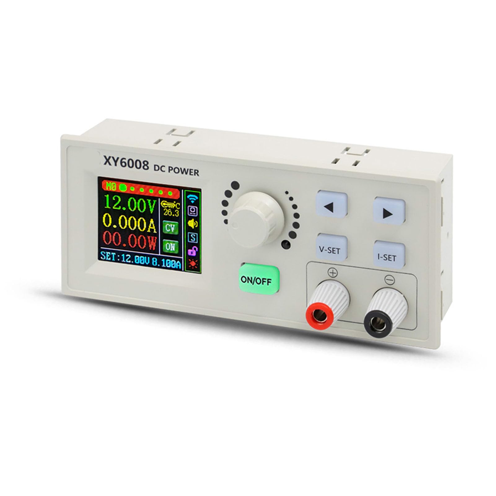 Modulo Step-down Display LCD a Colori a Visualizzazione Completa Luminosità Regolabile per Uso in Laboratorio Materiale: Plastica Quantità: 1 (XY6008-W)
