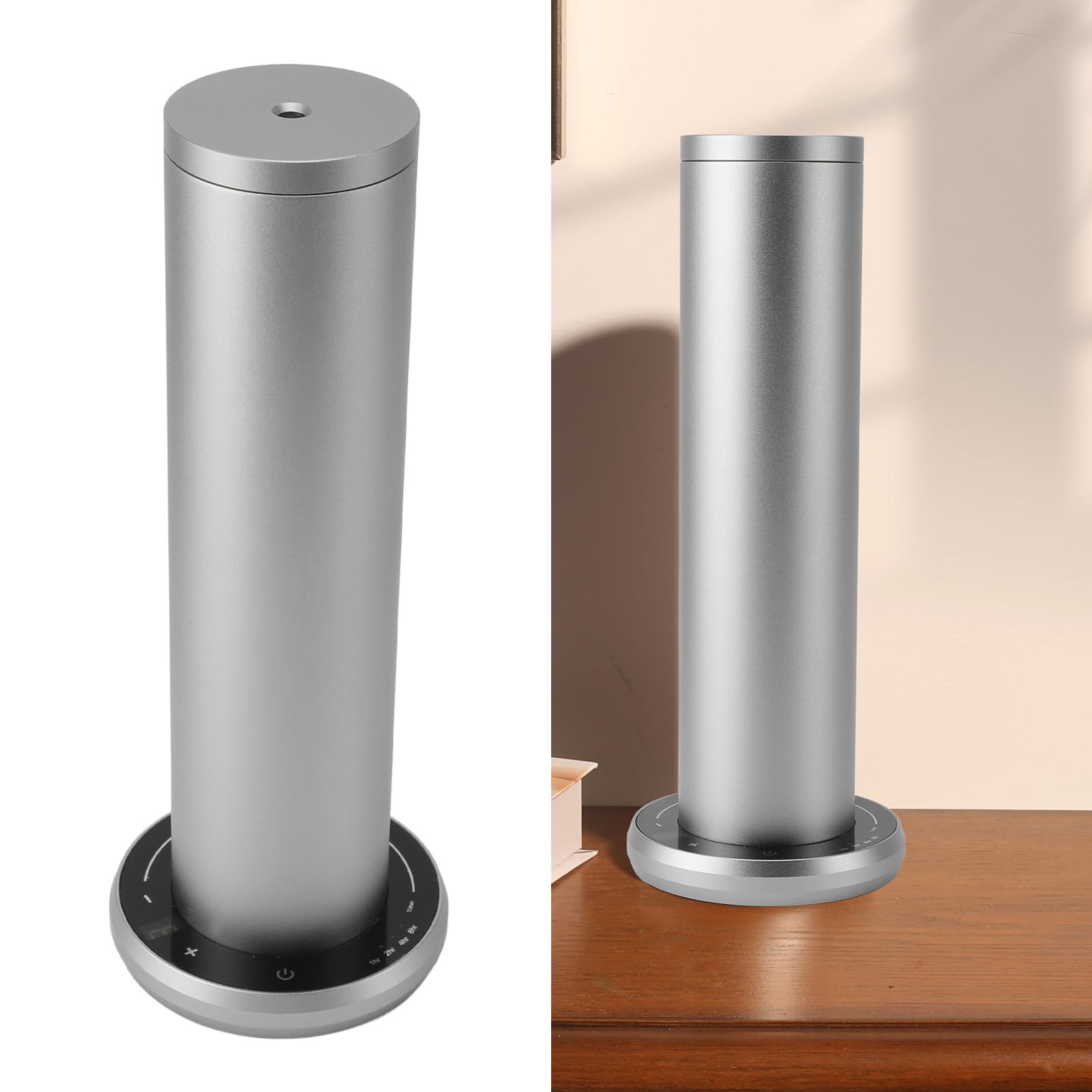 Wysokiej Jakości Aluminiowy Dyfuzor Zapachowy Pilot Aplikacji 120 Ml, Sterowanie Dotykowe, Tryb Pracy 2 w 1, Podkładka Antypoślizgowa, Inteligentny Dyfuzor Zimnego Powietrza