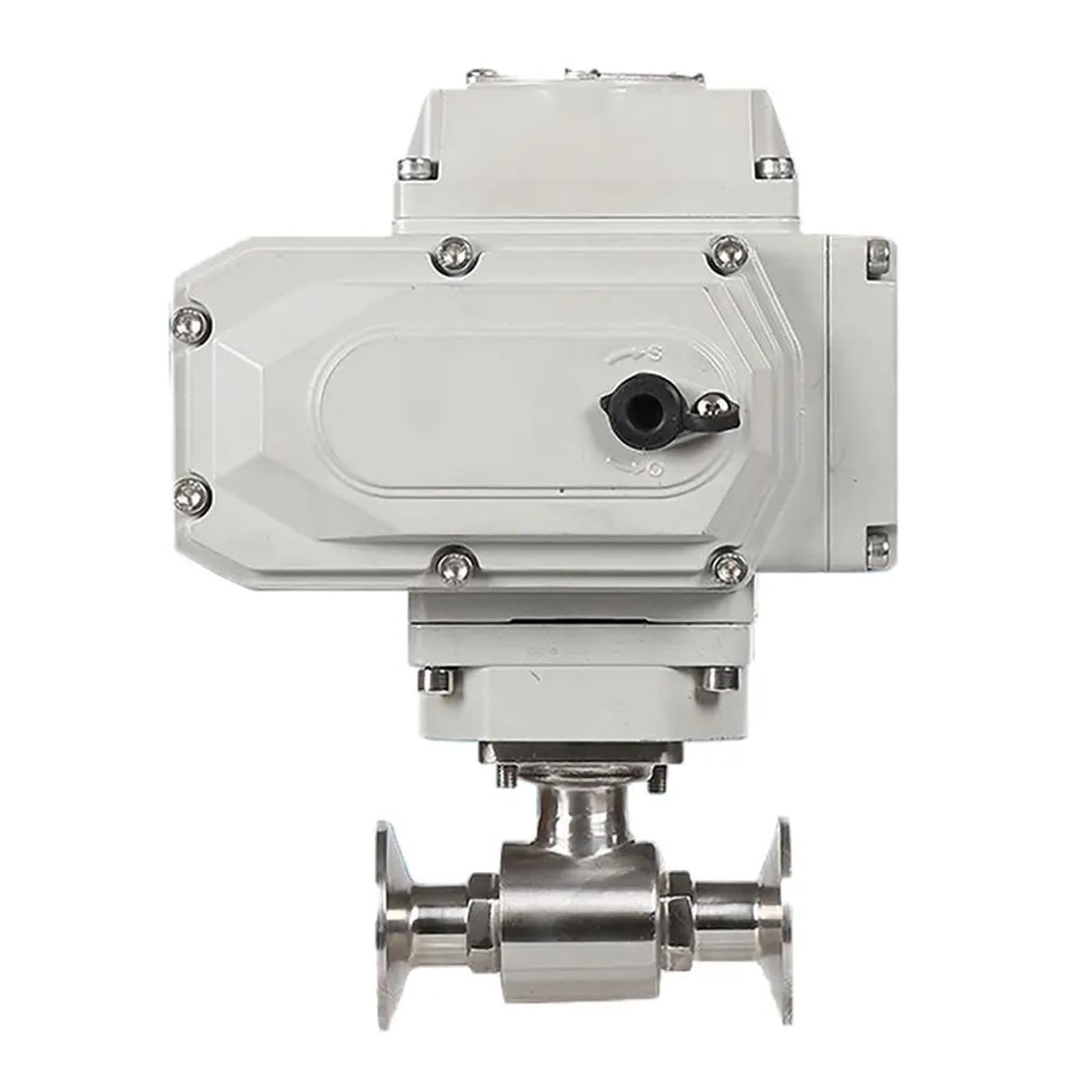 VSPPJYFG 19mm sanitary stainless steel quick ball valve 220V 110V 12V 24V clamp type quick installation straight ball valve(12VDC)