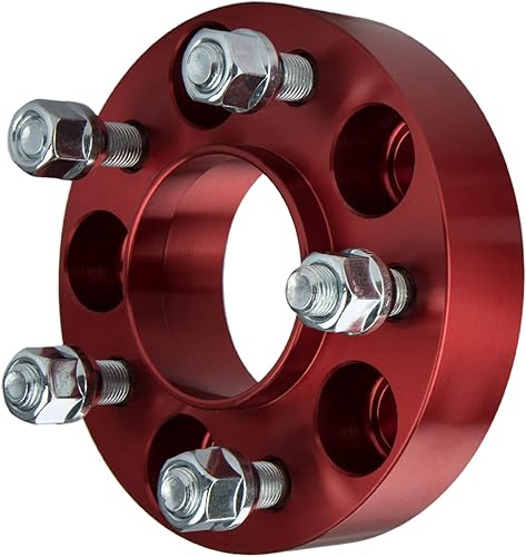 Vista 565 de KAX Espaciadores de rueda de 0.236 x 5.315 in, espaciadores de rueda centrados de 2 pulgadas y 6 lengüetas para F-15-0, Expedition, Mark LT, Negro