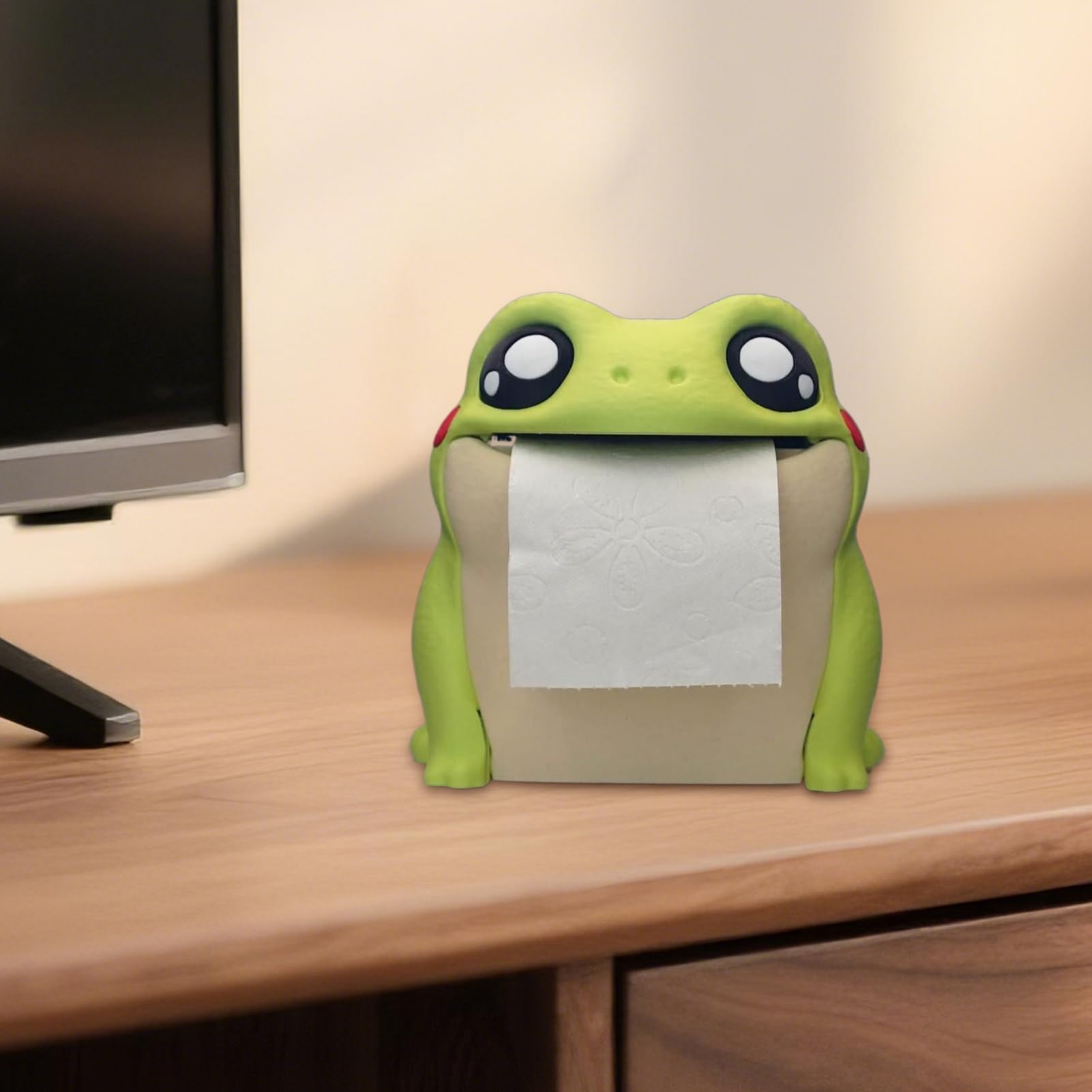 Toilettenpapierhalter, lustiger -Toilettenpapier, Spender, wendbar, 3D-gedrucktes Taschentuchaufbewahrungsregal, Cartoon, stabiles leichtes Design, einfache Montage, Material, mit