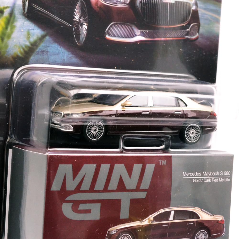 Amazon | MINI GT 1:64スケール MERCEDES-MAYBACH S 680 (GOLD/DARK