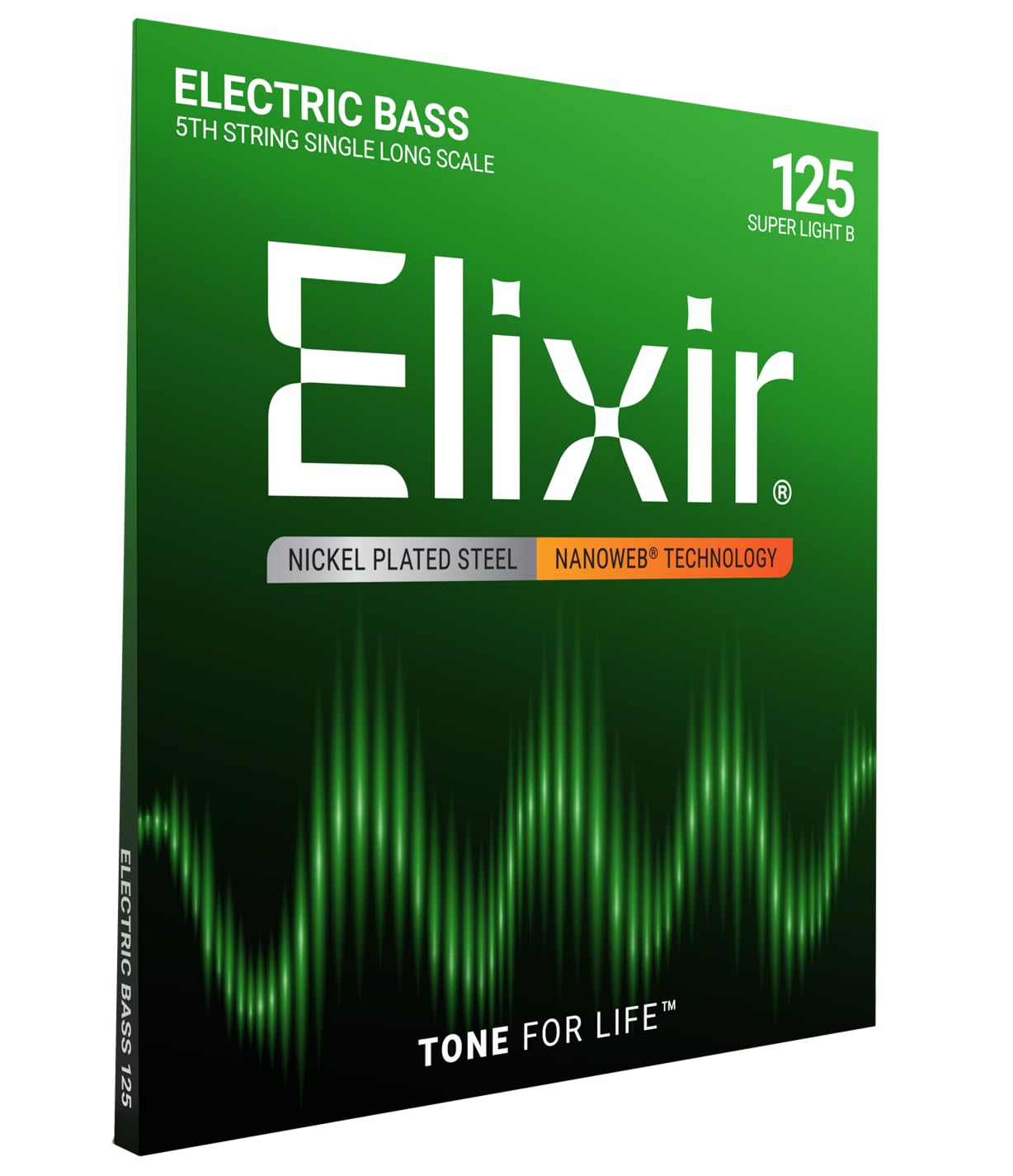 Elixir Strings Electric Bass String NANOWEB Coating, .125, Long Scale