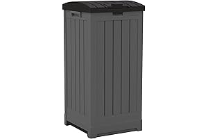 Suncast 39 Gallon Deck Garbage Can