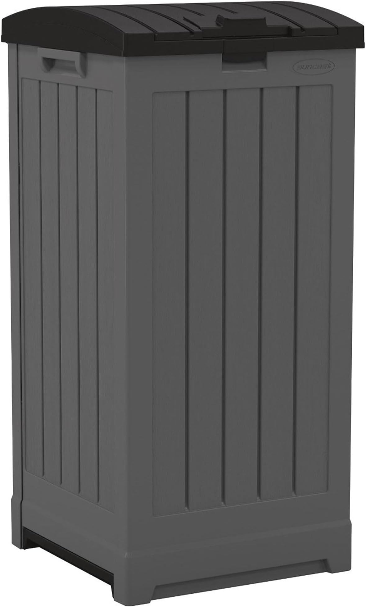 Amazon.com : Suncast Trash Hideaway 39 Gallon Outdoor Trash Can Patio ...