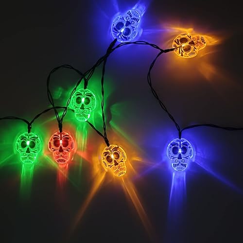 Miniatura 4 de WIND Cable de carga USB para teléfono con luces LED de araña, color morado y verde, 10 LED, 50 pulgadas, compatible con teléfonos modelos 5, 5S, 6,