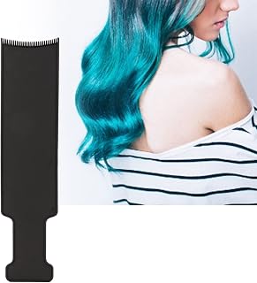 Paleta de mechas profesional para colorear el cabello, tabla para colorear el cabello, paleta para colorear el cabello, cepillo para teñir el cabello, peine para teñir el cabello y uso en salón (negro