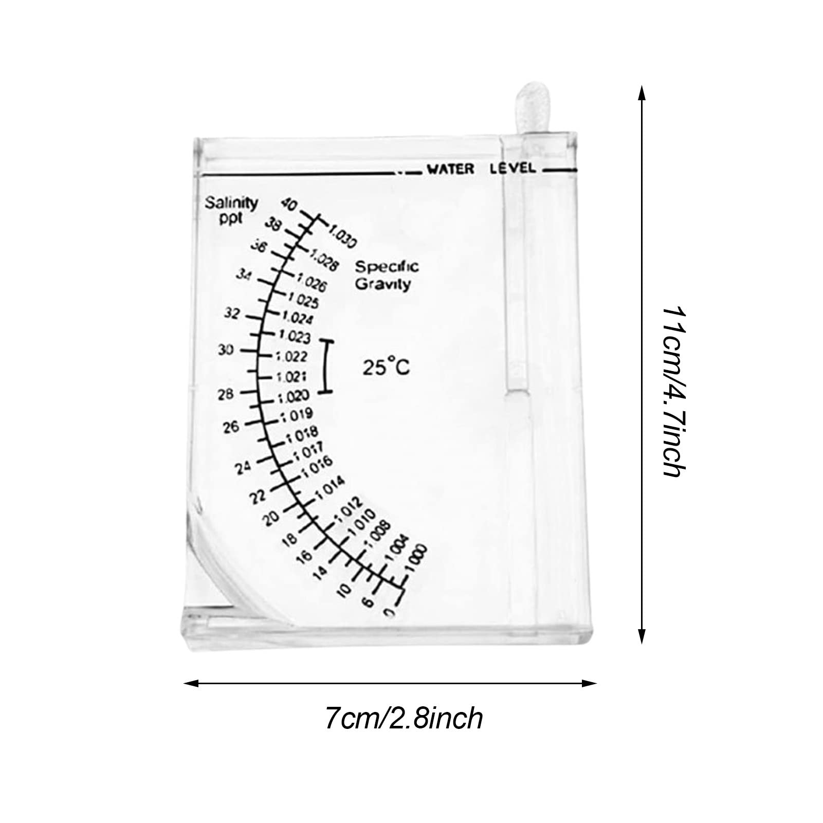 Amazon.co.jp: Maciun 海水精度比重計 | 水槽用塩分計 水槽用水槽用