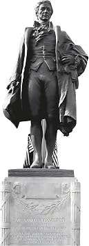 H76606 Alexander Hamilton US Treasury Statue Cardboard Cutout Standee Standup