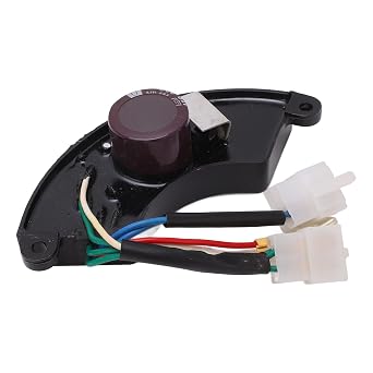 Generator Voltage Regulator, Generator AVR Automatic Voltage Regulator AVR Volt Regulator for 5-7.5kw Generator, 3 Phase 8 Wires, Voltage Regulators