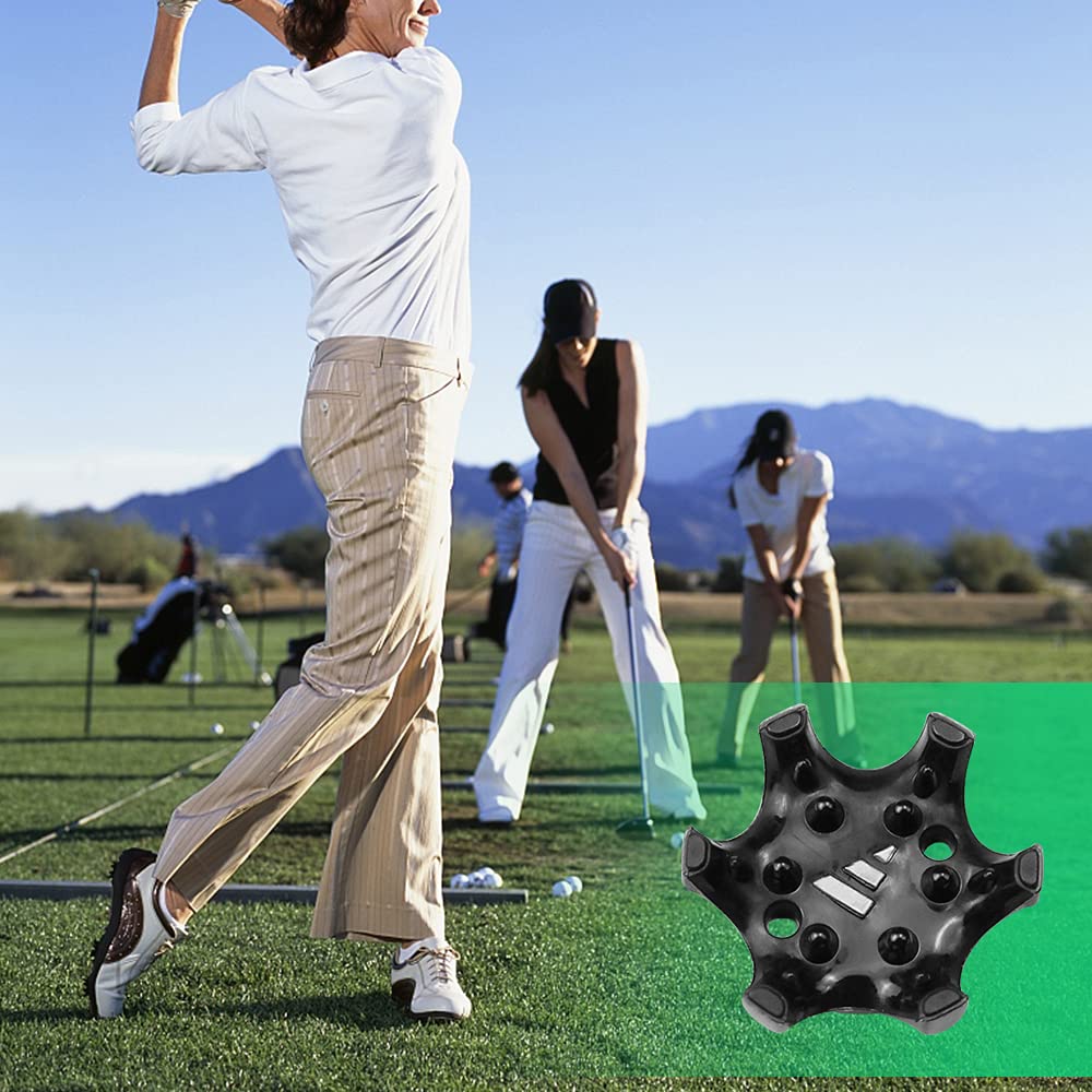YunBey 10 Piezas Tacos para Zapatos de Golf Anti Deslizamiento Clavo Recambio Negro