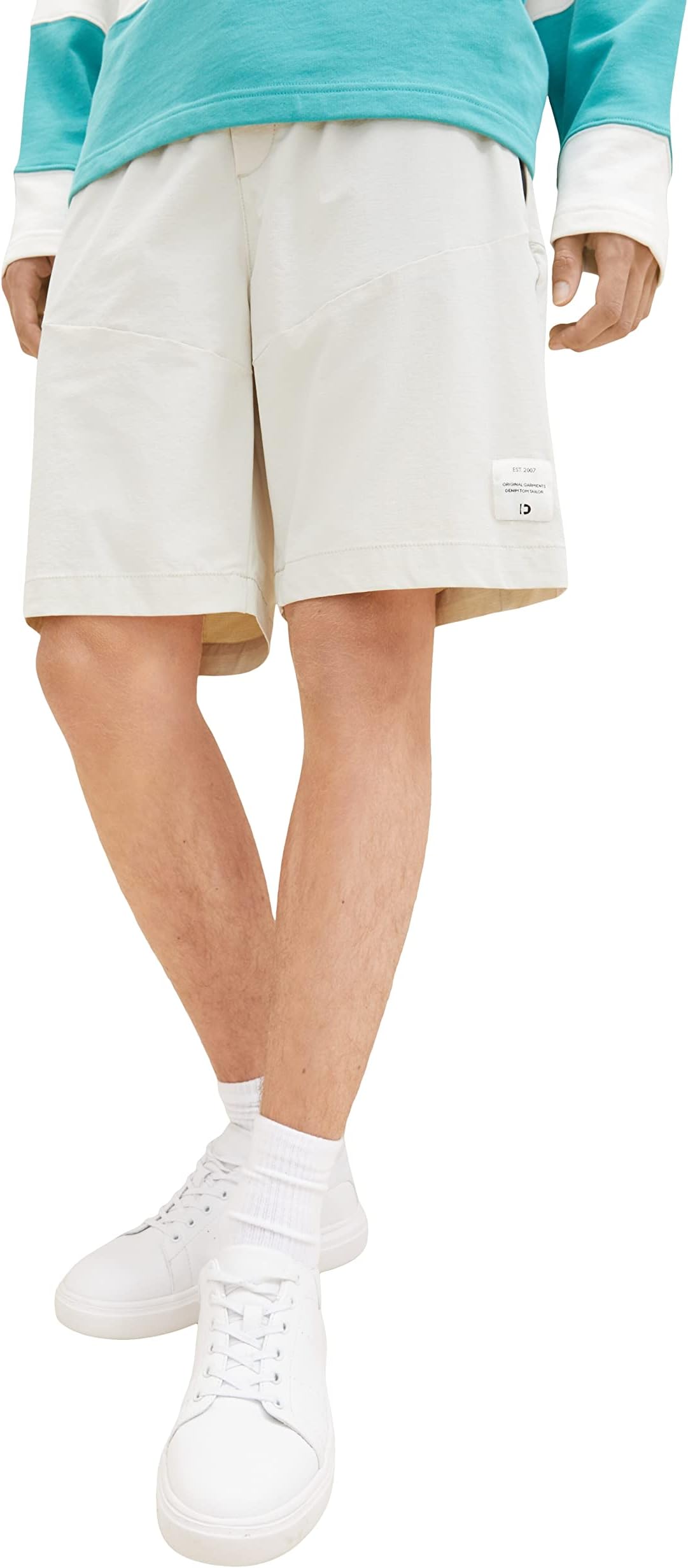Tom Tailor Denim Men's Relaxed fit tech Short with Stretch