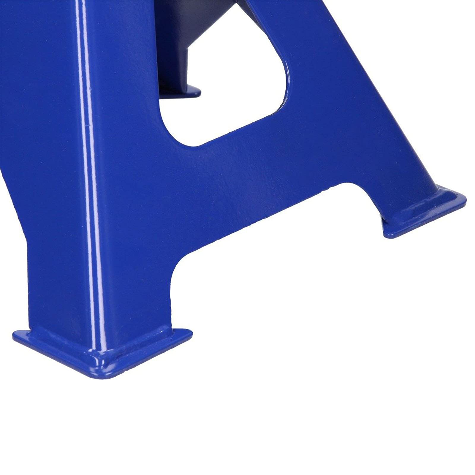 Soporte de eje de ajuste de altura de 9 niveles, 2 x 3 toneladas, eje de acero resistente, herramienta de reparación de jack para coche, para mantenimiento de automóviles, color azul y negro
