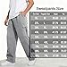 wulanhada Big and Tall Cargo Pants for Men Pants Stretch Casual Pants Multi Pockets Sweatpants Outdoor Hiking Work Adjustable Ankle/Straight Cuffs Leg