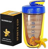 Vista 9 de Botella agitadora de proteínas de 20 onzas, botellas deportivas para mezclas de proteínas con batidora, botella mezcladora, taza agitadora portátil