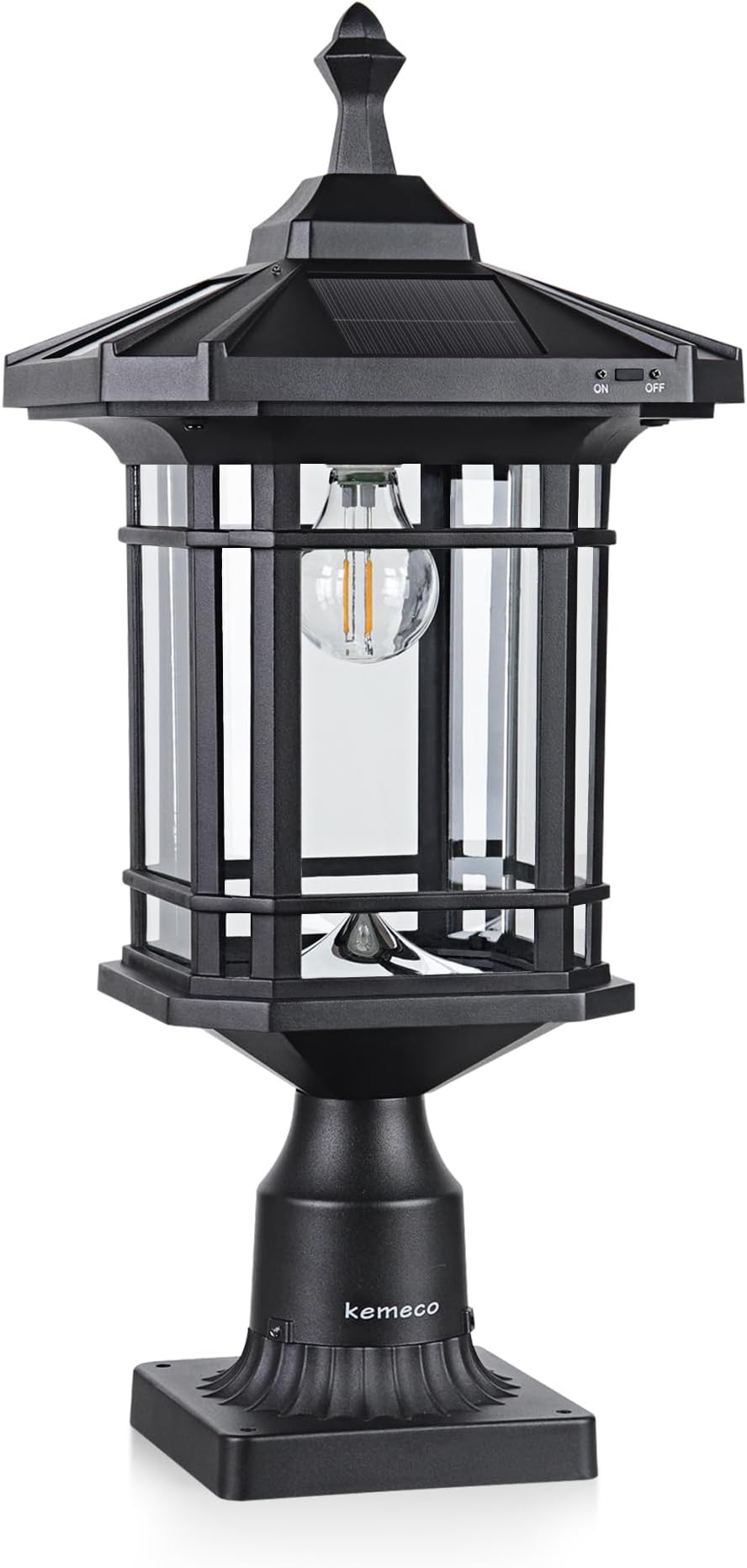 Kemeco ST4338Q Solar Post Light