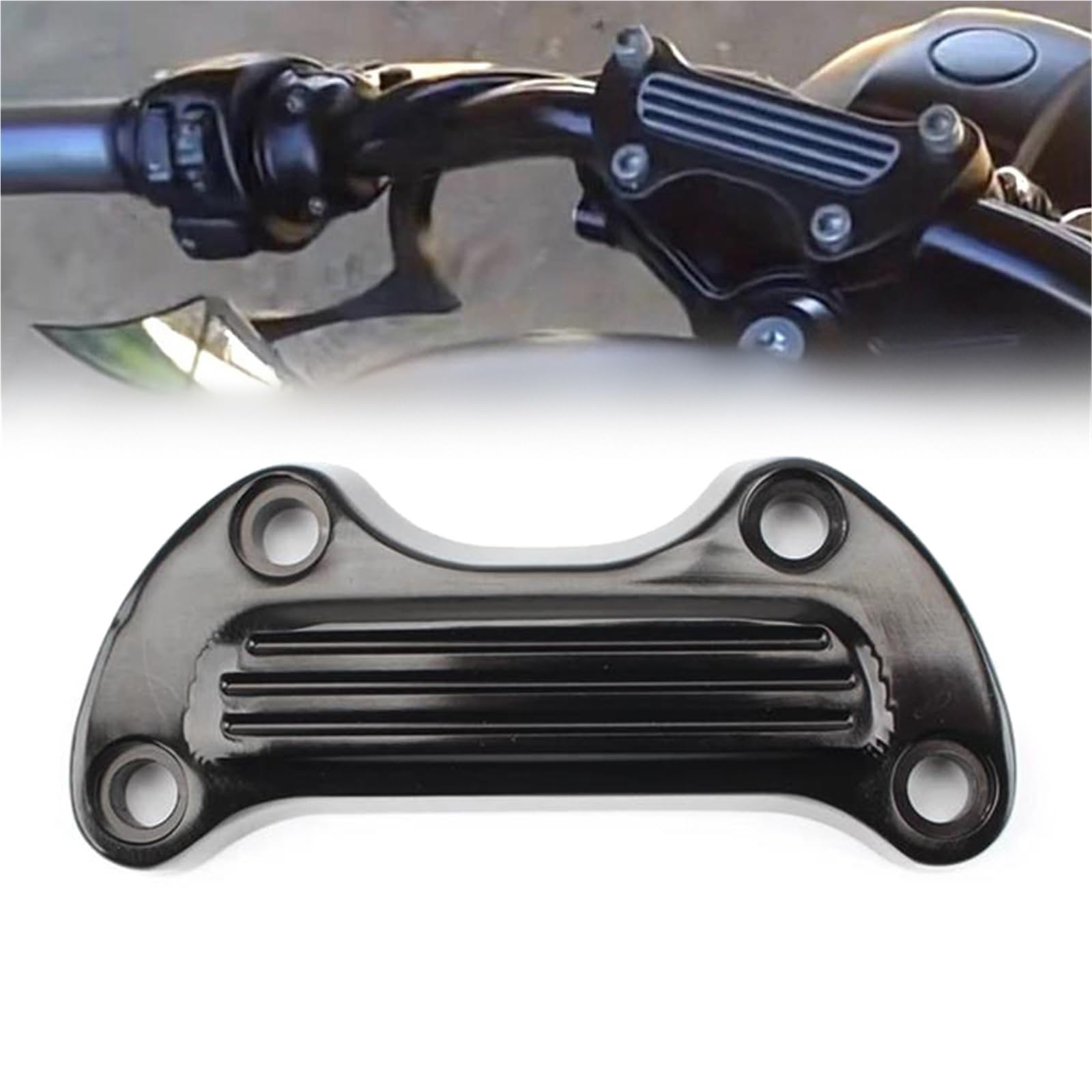 Pontets de guidon moto pour Harley Dyna Fat Boy et Sportster Iron 883 XL883N