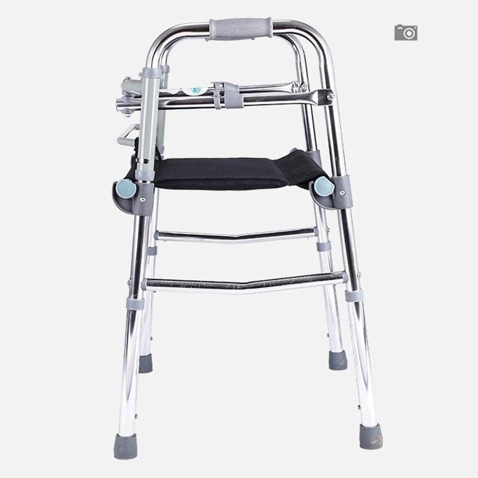 Andador con Andador para Caminar, Ancianos: Subir y Bajar escaleras, Ayuda para Caminar Ajustable de Aluminio liviano, Anhelo retráctil