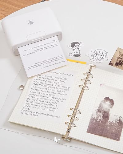 Miniatura 9 de Phomemo Impresora térmica portátil M04S con papel térmico no adhesivo blanco de 4.331 in, 3 rollos