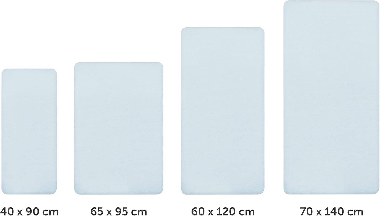 Laleni Cot Bed Sheets Soft 135gsm Cotton Travel Cot Sheets 140 x 70