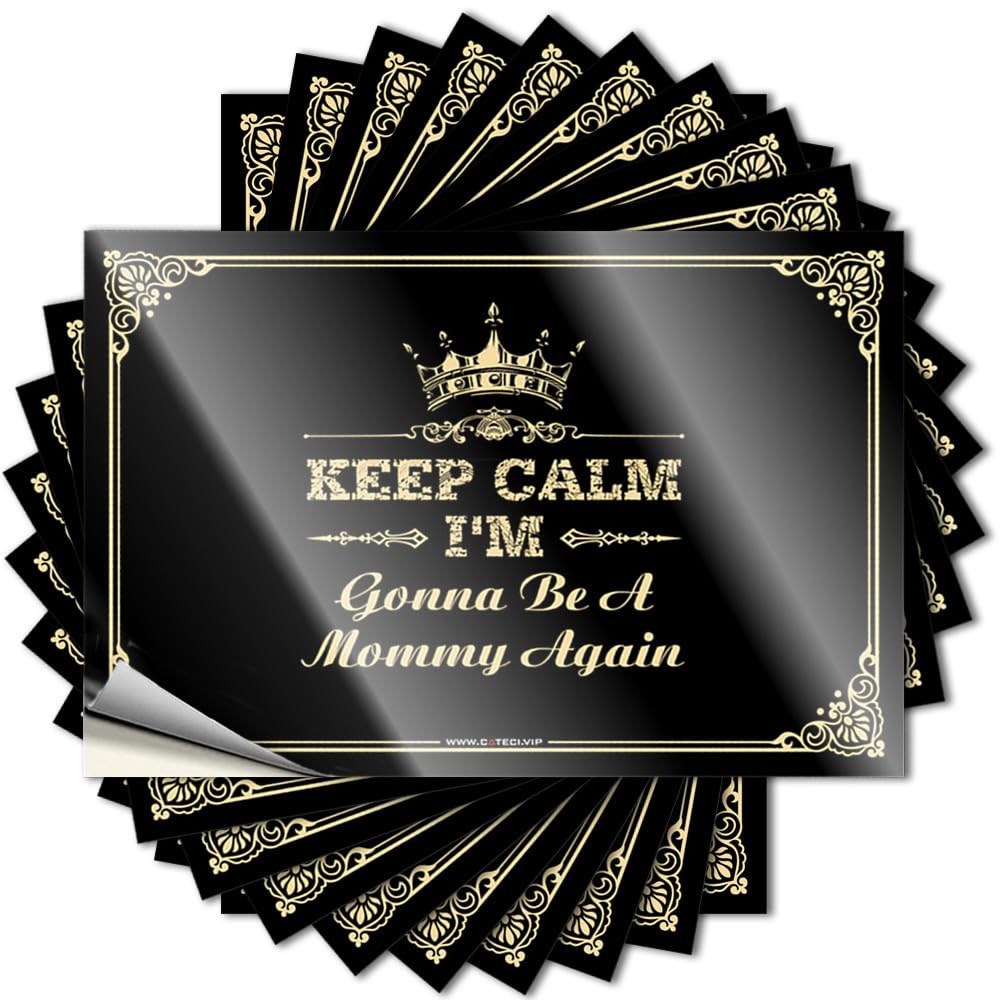 Stickers Birthday Ship Spicy Tumbler Keep Calm I'm Gonna Be A Mommy Again - Scratch Resistant Stickers(12X18CM)