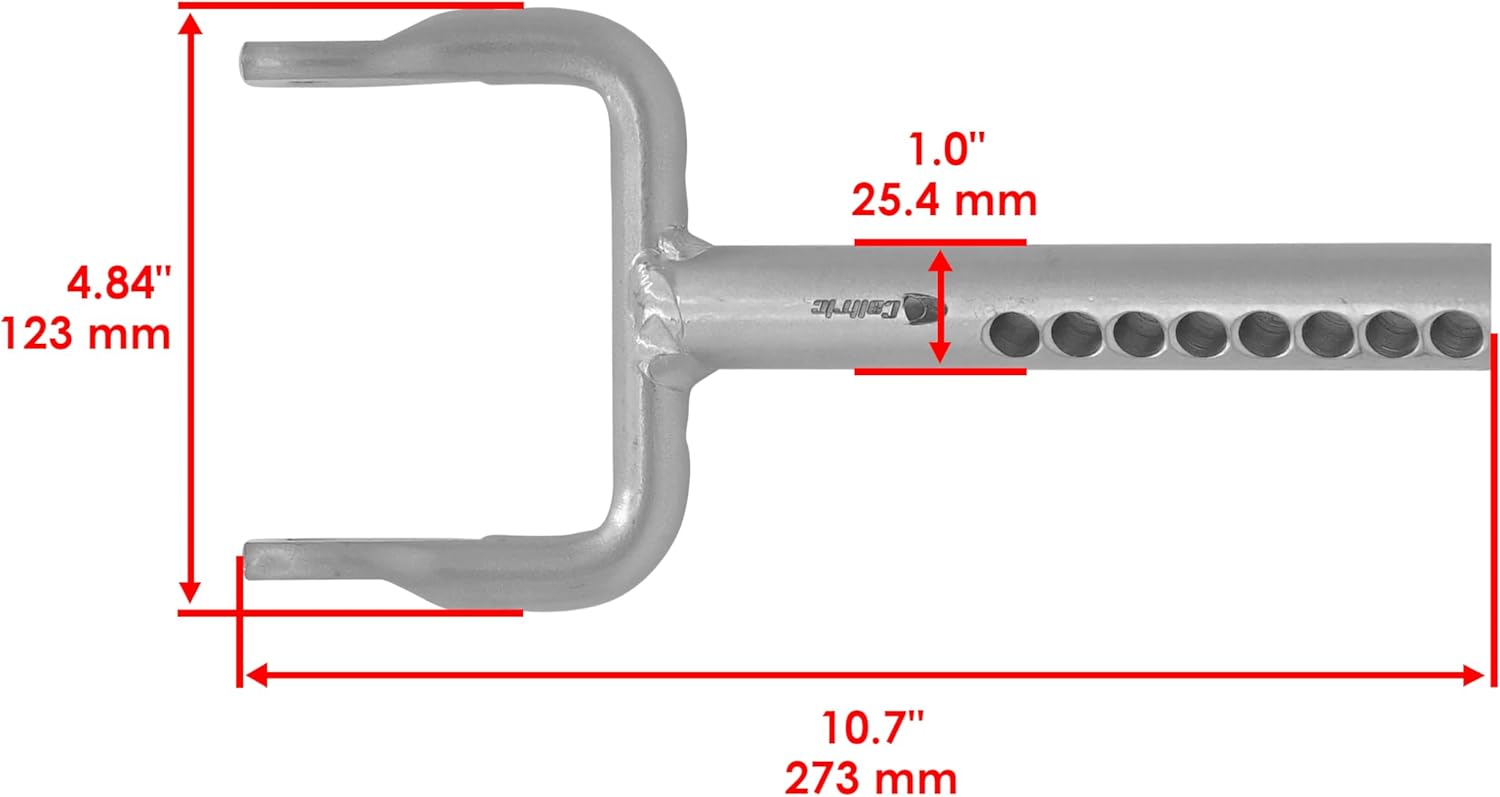 Caltric AM145269 LVA16505 Rear Right Deck Gauge Wheel Arm Compatible with John Deere X585 X595 X700 X720 X724 X728 X740 X744 X748 48" / 317 318 322 330 332 425 445 48" 54" 60"