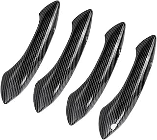 車のドアハンドル Compatible With For 5 Class For F07 For GT For F10 For F11 LCI 2012 2013 2014 2015 2016 ABSカーボンファイバー外装外側ドアハンドルカバーに対応