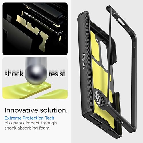 Miniatura 5 de Spigen Funda para Galaxy Z Fold 5, Slim Armor Pro (2023) protección de bisagra - Negro