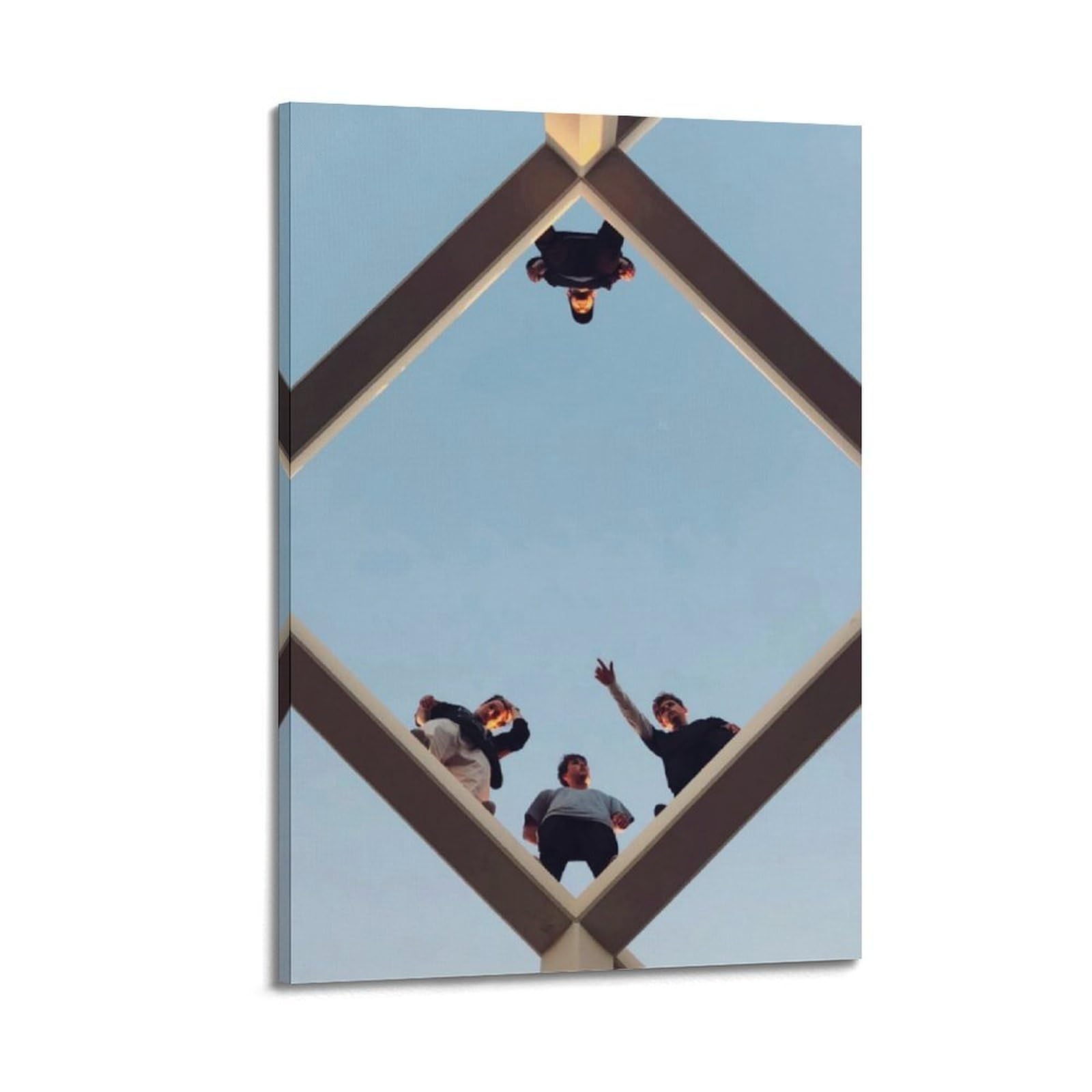 DLJGDS Poster da parete su tela con immagine di squadra aerea sportiva estrema, decorazione moderna per camera da letto, 60 x 90 cm