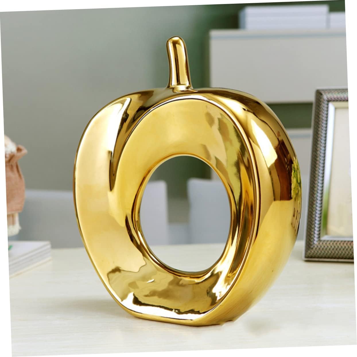 Cabilock Apple Lucky Decoration Fruit Kitchen Decor Fake Fruit Dining Decor Ornaments Home Decorations