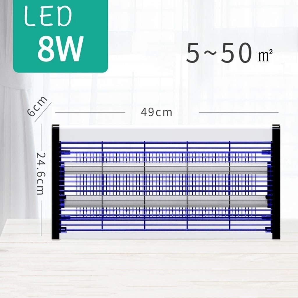 Trampa para Mosquitos Bug Zapper Insect Killer Lámpara para Mosquitos de Interior Comercial Hogar Mosquito Killer Lámpara LED UV para Moscas Repelente de Mosquitos Lámpara LED para Matar Mos
