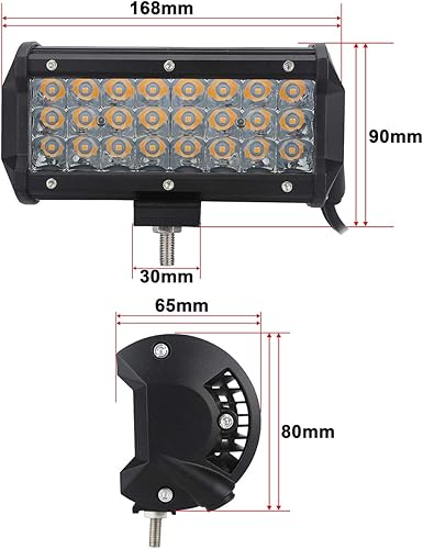 Miniatura 3 de Barra de luz LED verde todoterreno de 36 W, 7 pulgadas, luces antiniebla impermeables para furgoneta, camioneta, camión, ATV, UTV, SUV, camión,