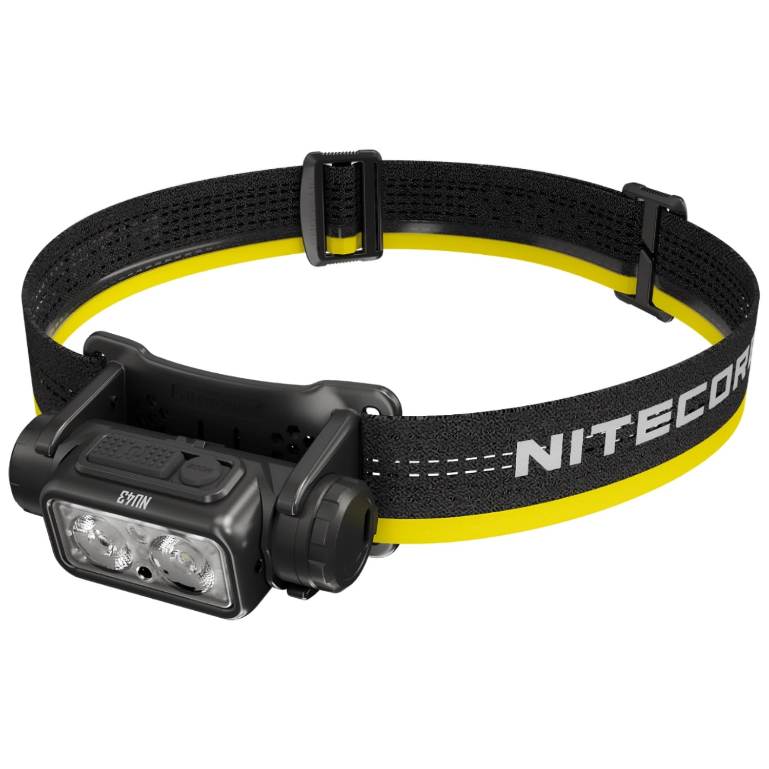 Nitecore NU43 Headlamp Lightweight USB-C Rechargeable LED Headlamp 1400 Lumens 130m Beam Range Red Light for Night Vision