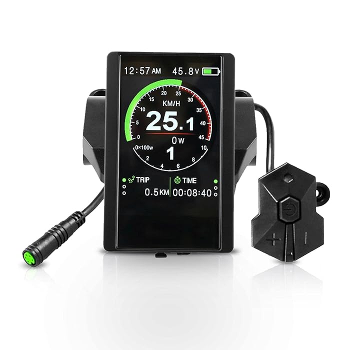 Buy Accolmile Electric Bike Speedometer Bike Computer eBike Motor LCD