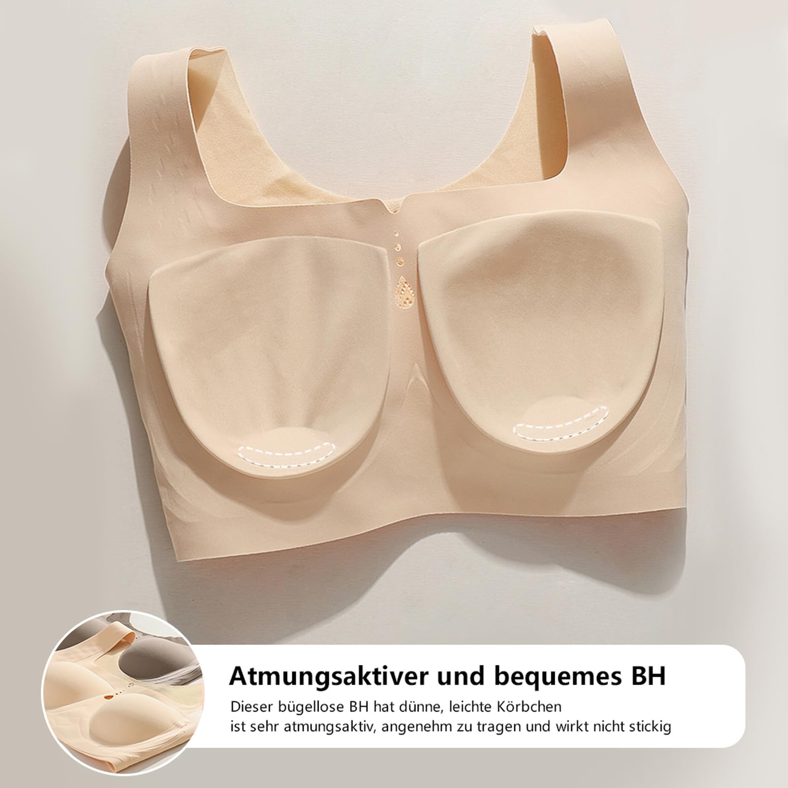 Sport BH Damen ohne bügel büstenhebe BH Baumwoll Bustier Damen