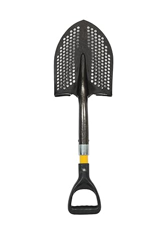 Miniatura 6 de Toolite 49501#2 Pala de punta redonda, mango de fibra de vidrio amarillo de 29 pulgadas, agarre en D de polietileno