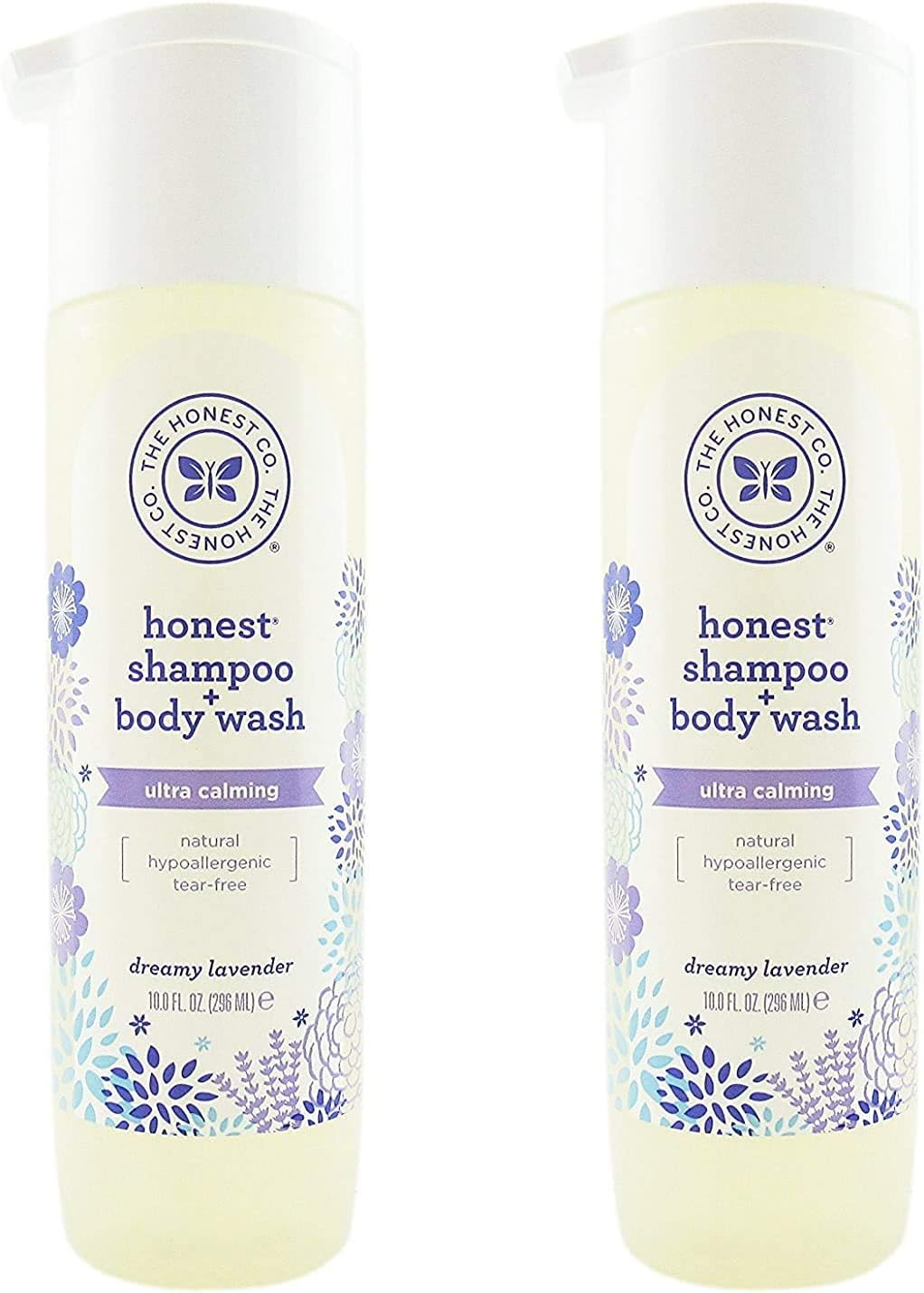 The Honest Company: Dreamy Lavender Scented Shampoo + Body Wash (10 oz) - Pack of 2