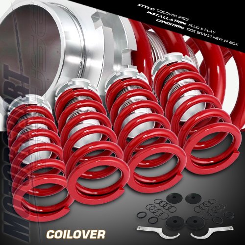 (Red) Lowering Coilover Springs for 92 93 94 95 Mazda Mx3 Mx-3
