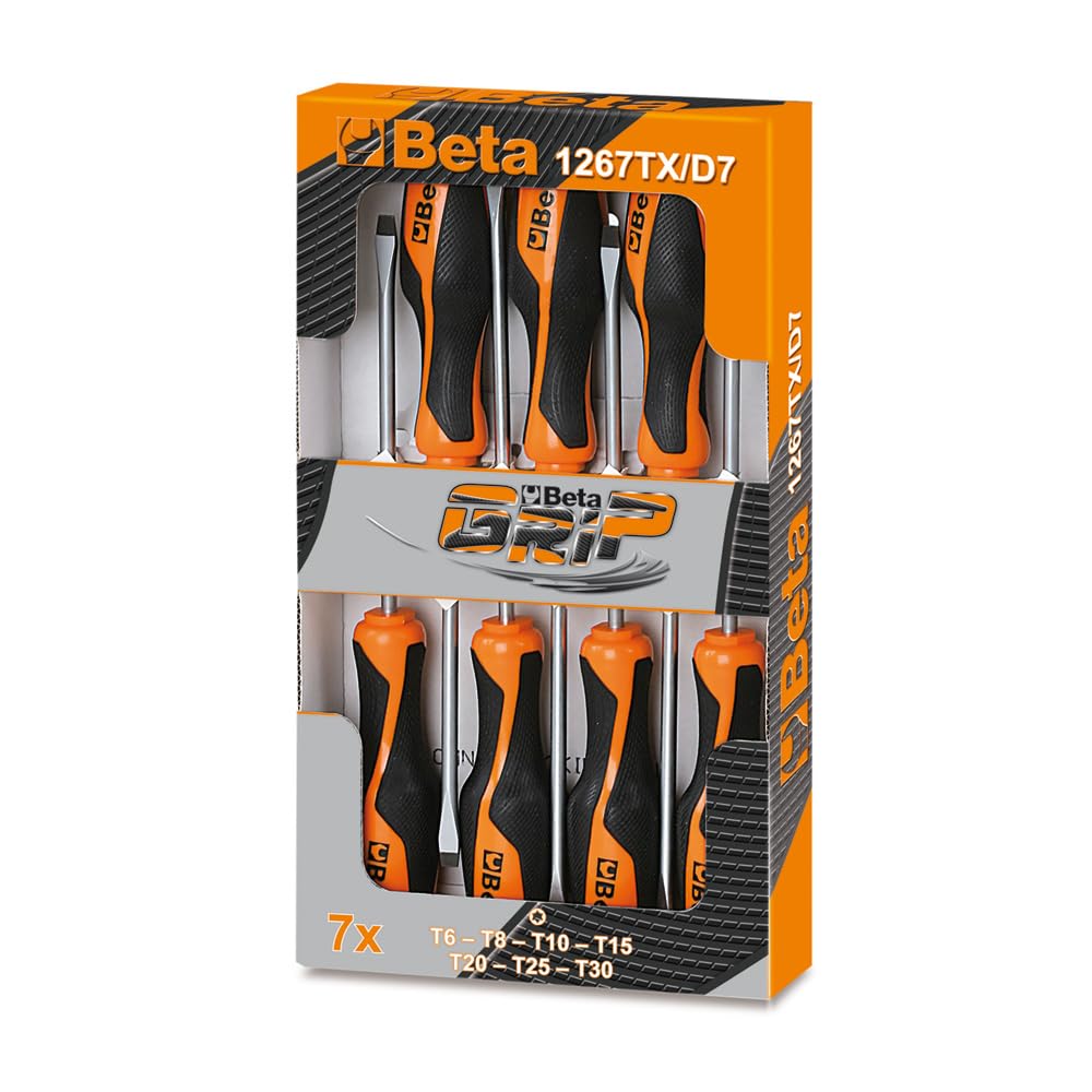 Beta 1267TX/D7 - Jeu de 7 tournevis pour vis Torx® (art. 1267TX)