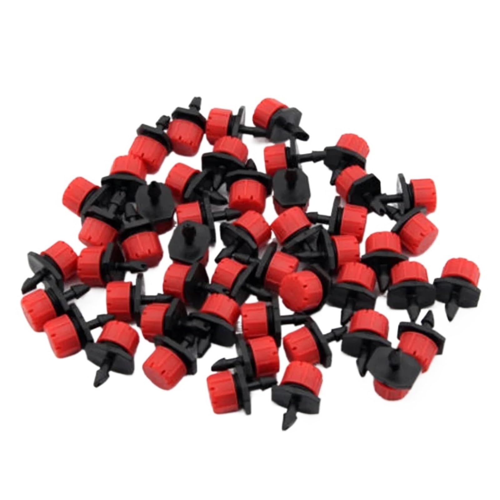 Emettitori di irrigazione a goccia 400 pz irrigazione regolabile gocciolatori irrigatori 1/4 '' emettitore gocciolatore gocciolatore micro ugello rotante per sistema di irrigazione a goccia