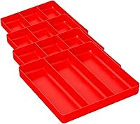 Vista 16 de Bandeja organizadora para herramientas de garaje Ernst Manufacturing, naranja, 10 compartimentos