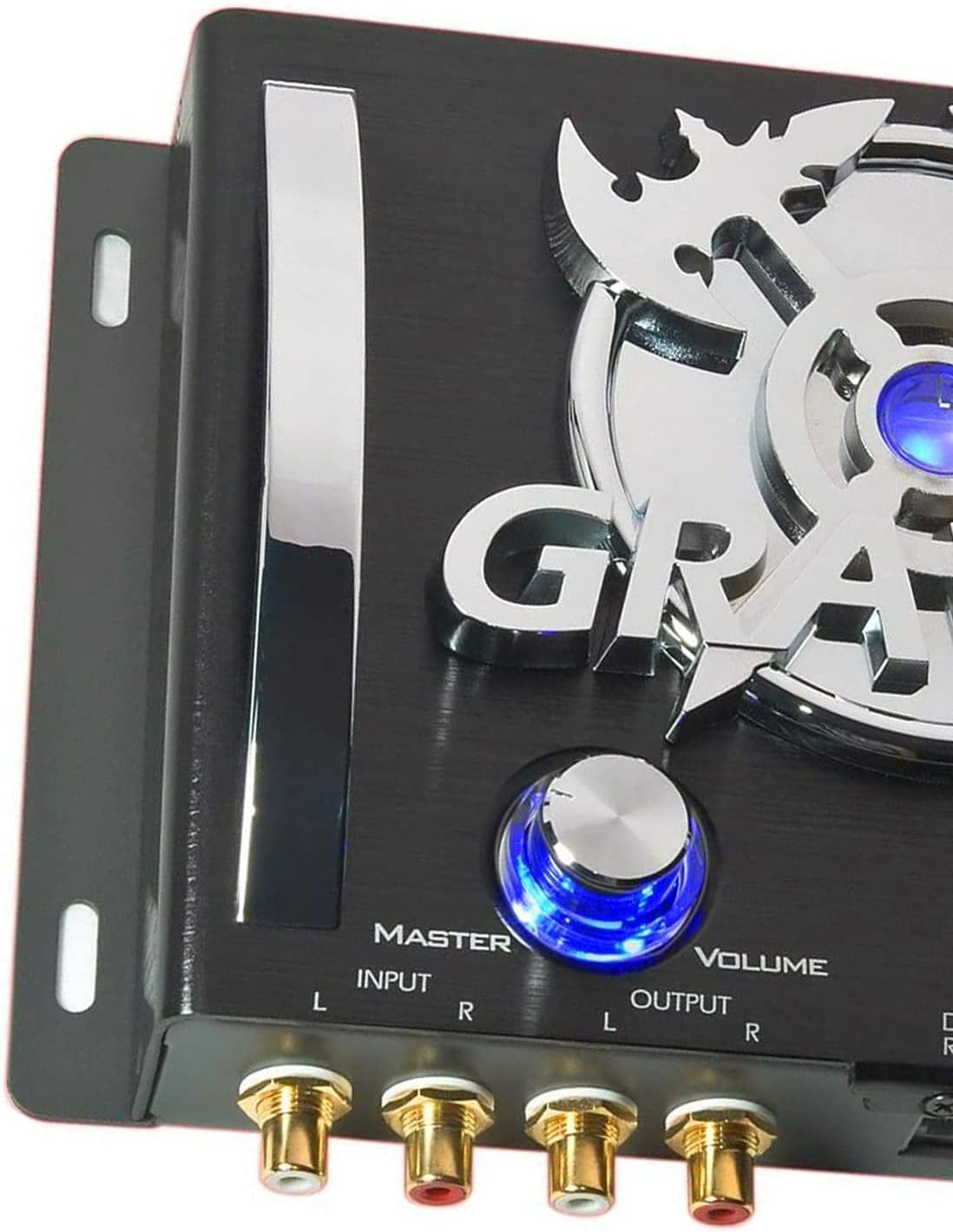 Gravity GR-BASS 2.0 Car Audio Digital Bass Processor, Bass Maximizer & Sound Restoration, Subsonic Filter, and 15V RMS w/Illumination Light and Bass Knob Control (GR-BASS2.0)
