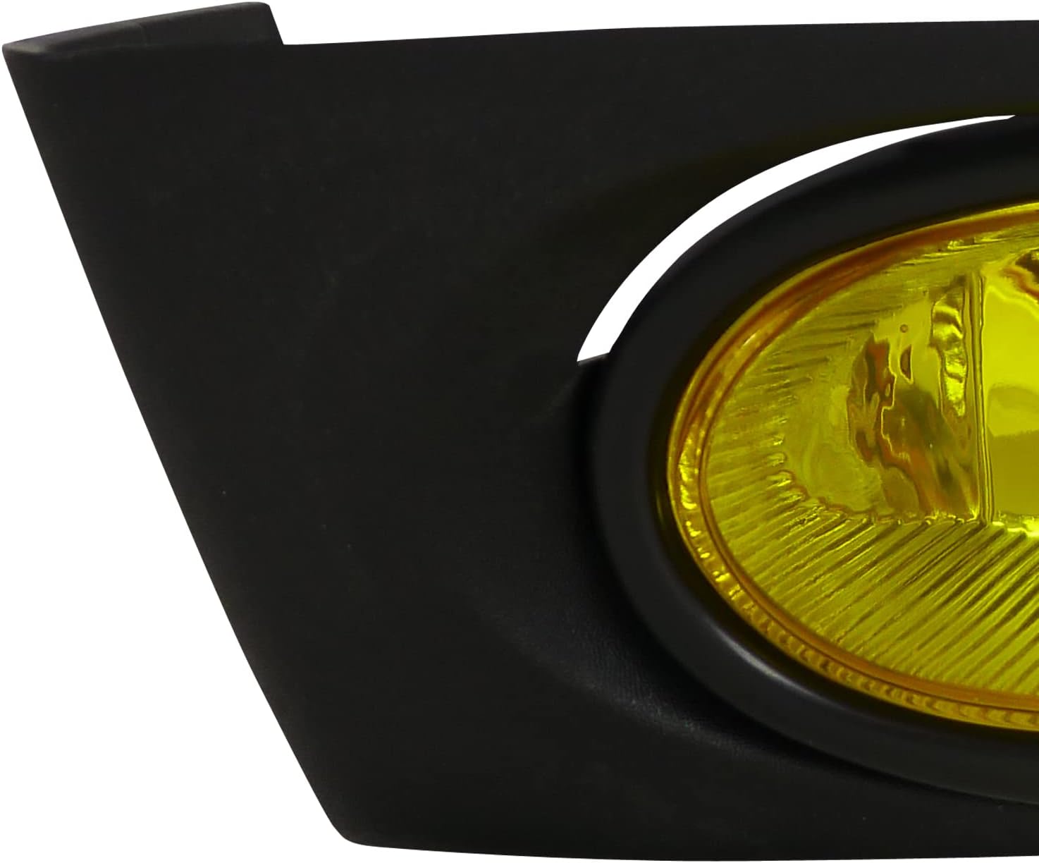 SPEC-D TUNING Yellow Lens Fog Lights + H11 Bulbs + Switch Included Compatible with 2001-2003 Honda Civic L+R Pair Assembly