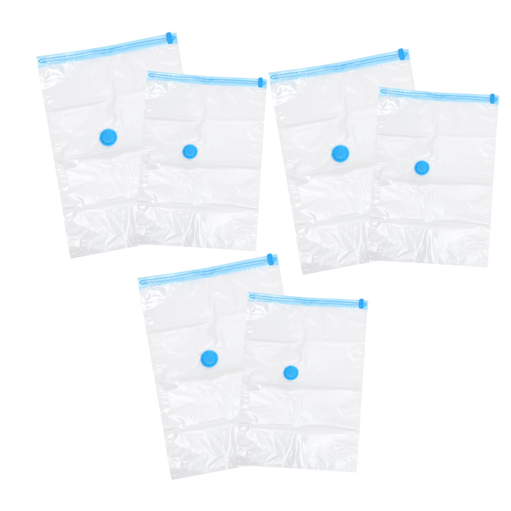 MAGICLULU Sacchetti Sottovuoto per Coperte e Cuscini, in Pa e Pe, con Pompa Manuale, Design di Compressione per Casa e Viaggio